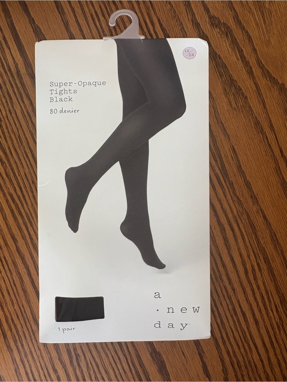a.new.day Super-Opaque Black Tights